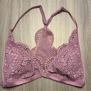 Victoria's Secret Lace Bralette in Dusty Pink